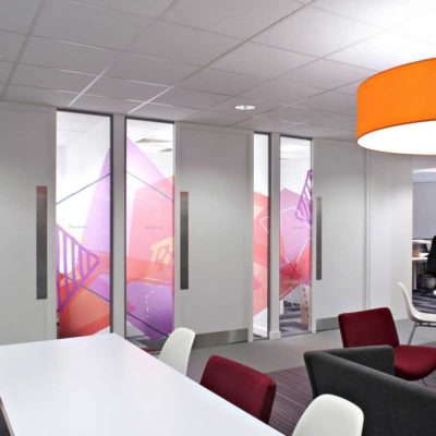 Inkjet Printable Window Film In Breakout Area